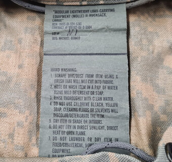 US Army UCP Large Rucksack (65l), armádní batoh, krosna - 16