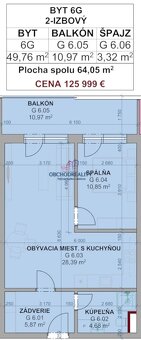 GREEN SIDE IX. - 2 - izbové byty s balkónmi - 16