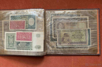 Album starých bankoviek Československa od roku 1919 – 1961 - 16