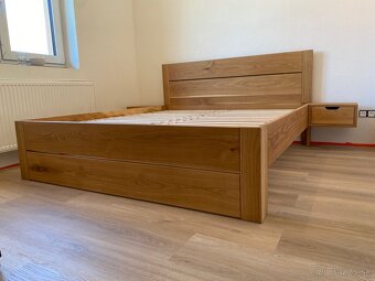 Dubová posteľ 180x200cm - 16