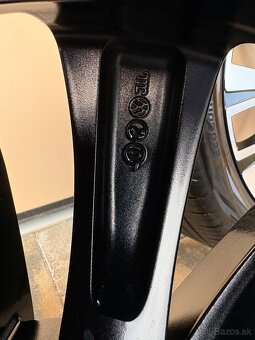 ALU DISKY VW MUSCAT SCHWARZ 5x112 R18 +LETNE PNEU 245/45 R18 - 16