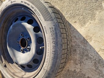 Zimne pneu 225/50 r17 Continental na diskoch BMW - 16