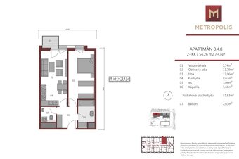 | nový 2izb. apartmán, METROPOLIS, BA 1 - 16