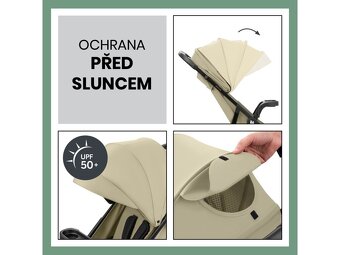 Hauck Runner 3 olive green kočík bugina - 16