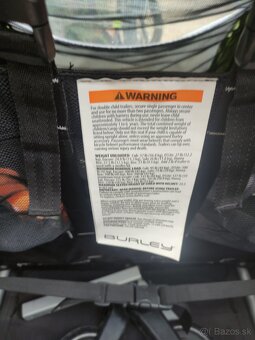 Predám detský zelený cyklovozík BURLEY D'LITE - 16