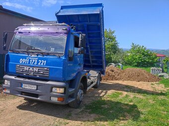 Preprava sypkých materiálov - NOSNOSŤ 8T - 16