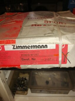 Prodám nové přední, zadní brzdové kotouče Zimmrmann Ferodo - 16