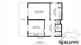 Na predaj príjemný 2 izb. byt na Segnerovej ulici v Karlovej - 16