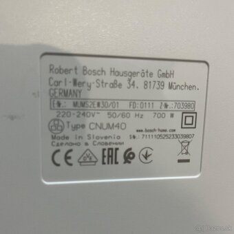 Kuchynský robot Bosch MUM Serie 2 MUMS2EW30 - 16