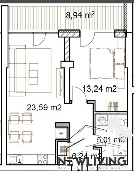 NA PREDAJ 2IZ. APARTMÁN V LUKRATÍVNEJ ČASTI MESTA PIEŠŤANY S - 16