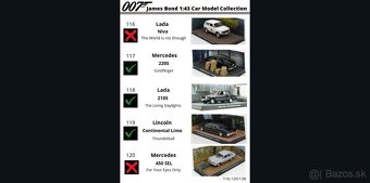 Kupim modely James Bond 1:43 - 16