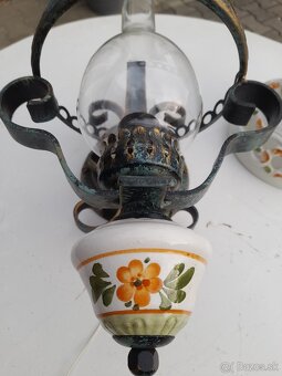 Vysiaca lampa malovana - 16