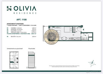 Nový 1-izb. byt s výhľadom na prenájom | ROŽŇAVSKÁ, BA III - 16