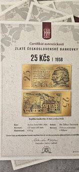 Zlate bankovy a minca - 16