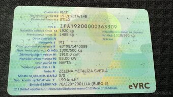 Fiat stilo 1.9jtd 85kw 1.9 combi pojazdné - 16