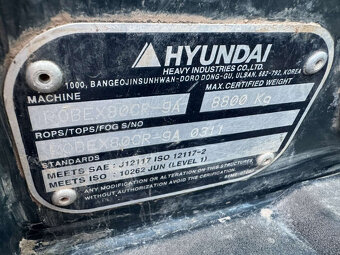 Pásový bagr Hyundai ROBEX 80CR rv2015 CAT 308 Volvo ECR88 - 16