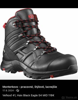 Veľkosť 41, MIX, kvalitné pracovné topánky, TOP - 16