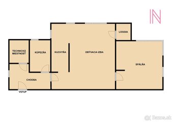 REZERVOVANÉ - 2 izbový byt v centre Senca - 60,82 m2 - 16