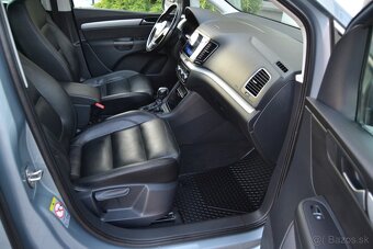 VW SHARAN 2.0 TDI, PANORÁMA, KOŽA, BIXENÓN, 7 MIESTNE, ŤAŽNÉ - 16