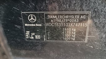 Mercedes Benz ML 270cdi manuál 6st. Luxury line, Bose audio - 16
