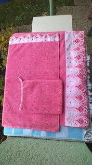 Predám utierky,uteráky,obrusy,dečky,vreckovky,šperky,traky - 16