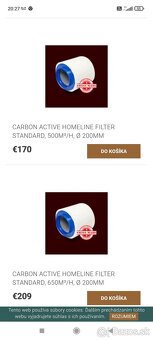 Carbon Active filtre nové - 16