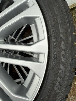 PREDÁM úplne NOVÚ sadu 18" ALU disky AUDI + nové zimné pneu - 16