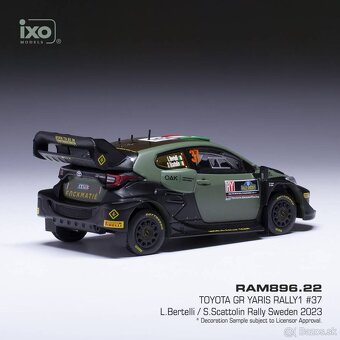 Modely Toyota GR Yaris Rally1 1:43 IXO - 16