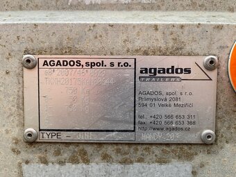 Prívesný vozík AGADOS HANDY 20 - 750 KG - 16