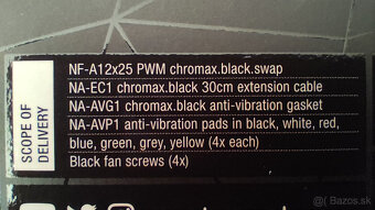 Noctua NF-A12x25 PWM chromax.black.swap - 16