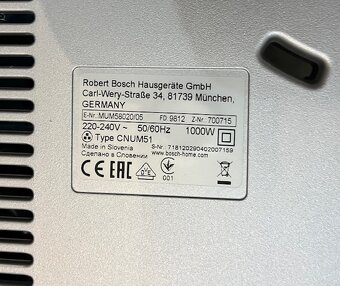 Bosch MUM 58020 1000w kuchynský robot - 16