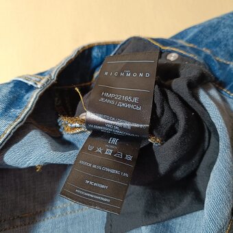 John Richmand RICH modré džínsy rifle jeans W40 - 16