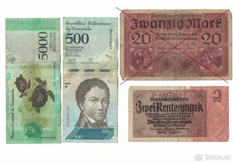 Zbierka bankoviek po 2 eura a 3eur - rôzne - 16