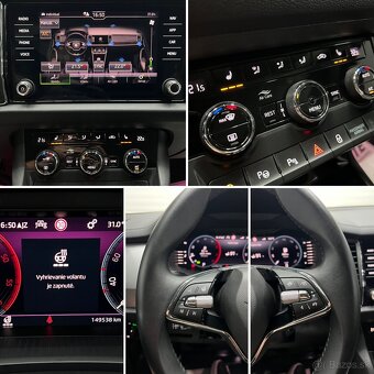 Škoda Kodiaq 7miest 2022 2.0tdi 110kw 4x4 virtual 1.majiteľ - 16