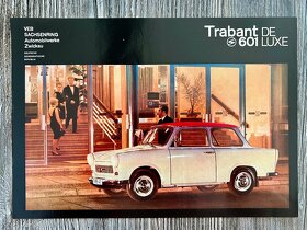 Dobový prospekt Trabant 601 ( 1966 ) česky - 8ks - 16