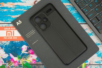 Puzdro s koženkovým vzorom pre Xiaomi / Redmi / Poco - 16