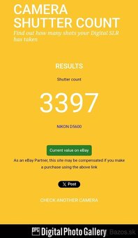Nikon D5600 wifi BT - dotyk.dis. - VR objektiv AF-P 3tis.sn - 16