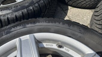Predám 16” hliníkové disky s obutými zimnými pneumatikami - 16