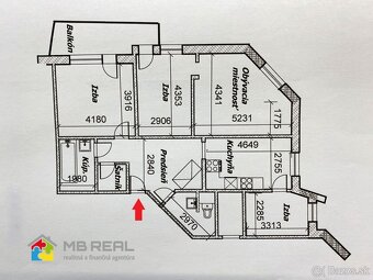 Atypický štvorizbový byt, Žiar nad Hronom, Pod Vŕšky, 107 m2 - 16