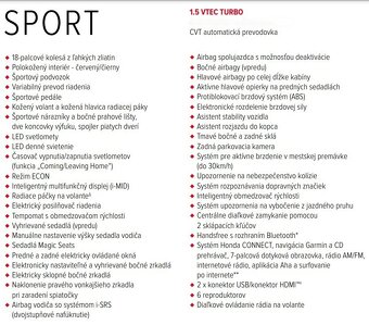 HONDA HRV 1,5 TURBO CVT SPORT - 16