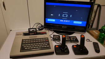 Philips Videopac G7000 (1980) – 4 hry, 2 joysticky + adaptér - 16