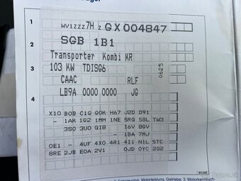 Vw Transporter T6 2.0Tdi 103kw bez adblue caravelle Multivan - 16