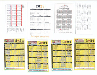 Staré vreckové kalendáriky - 16