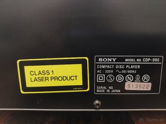 Sony CDP-990(Rezervované) - 16