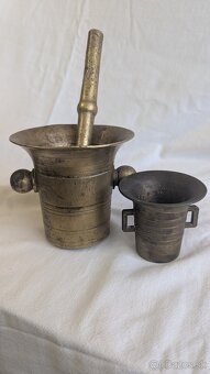 Predám 2 mosadzné mažiare - 16