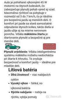 Detské elektrické autíčko UTV-MX - 16