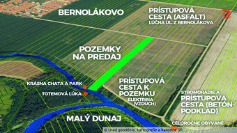 POZEMOK Bernolákovo 909m2, cesta, ELEKTRINA - PREDANÉ - 16