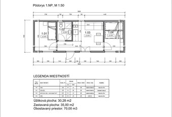 Celoročný Mobilný dom MAURÍCIUS v rozmere 10x3,5m - 16