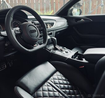 VOLANT AUDI KOŽENÝ PERFOROVANY CIERNE SITIE ZKOSENY - 16