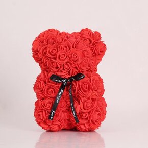 Macko z ruží 40 a 25 cm / Medvedik z ruží viac farieb - 16